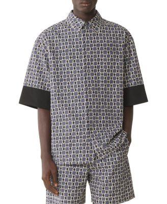 Loose-Fit Printed Cotton Shirt by LANVIN