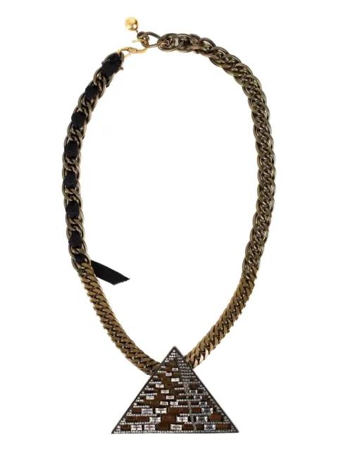 Luxor Pyramid necklace by LANVIN