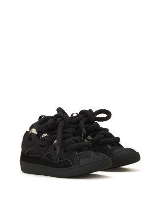 Men's Curb Snake Sneakers in Leather by LANVIN