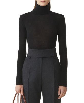 Merino Wool and Silk Turtleneck Sweater by LANVIN