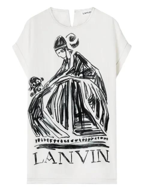 Mother And Daughter printed T-shirt by LANVIN