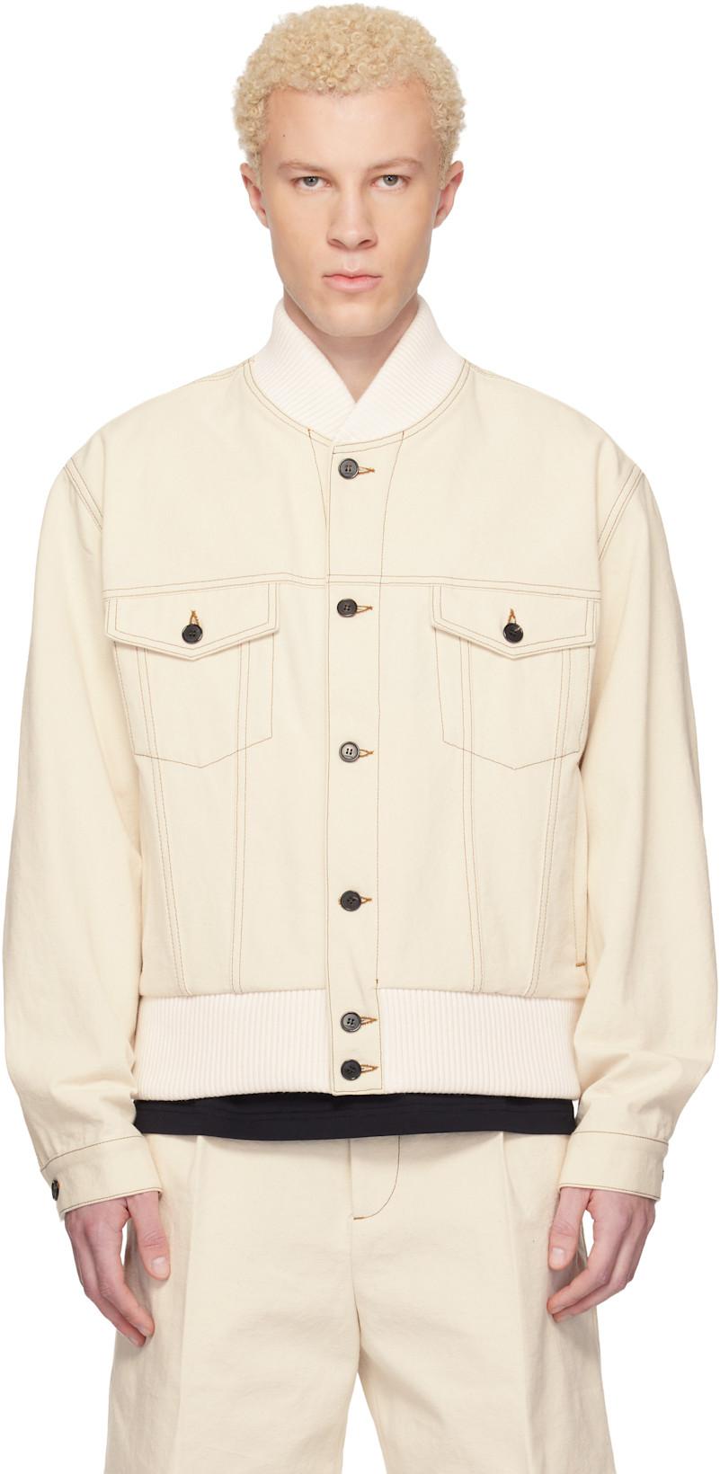 Off-White Teddy Jacket by LANVIN