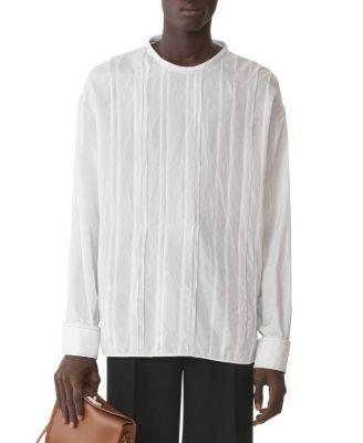 Pleated Silk Top by LANVIN
