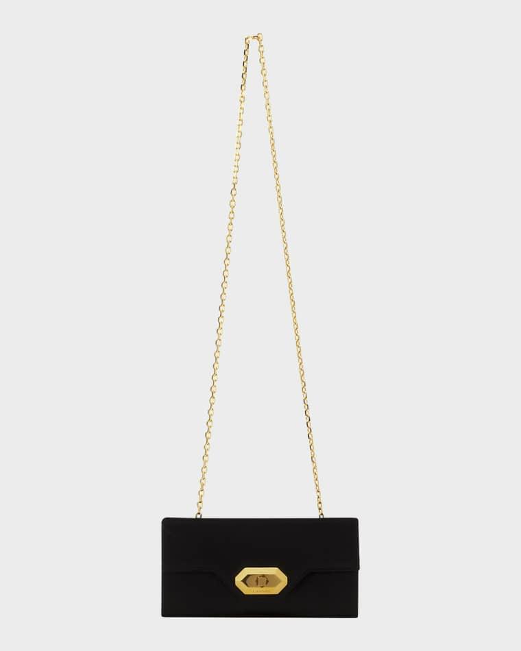 Silk Flap Evening Clutch by LANVIN