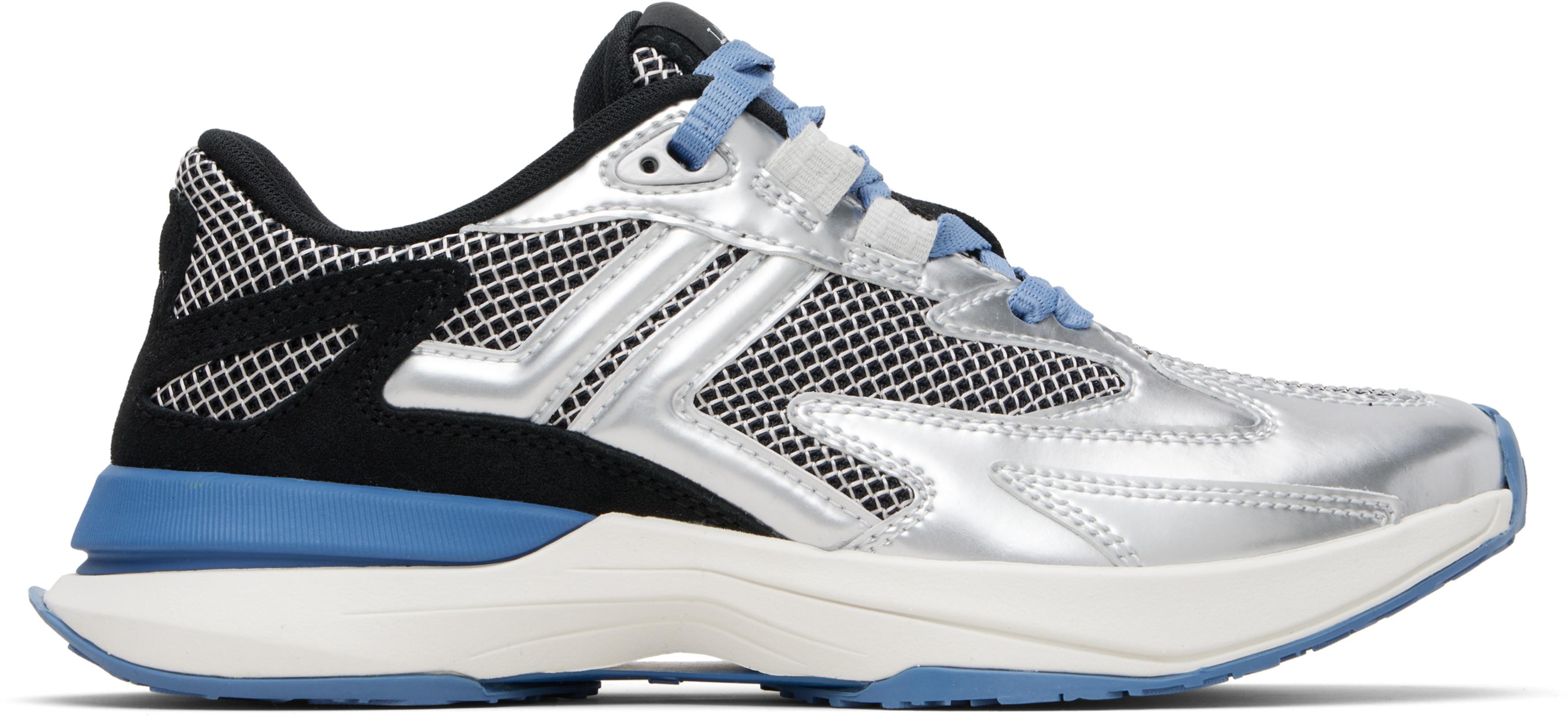 Silver & Black JLA Sneakers by LANVIN