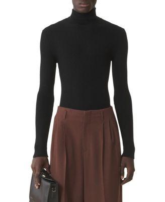 Turtleneck Sweater in Merino Wool and Silk by LANVIN