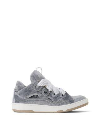 Unisex Curb Sneakers In Jersey by LANVIN