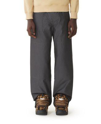 Wide-Leg Chambray Pants by LANVIN