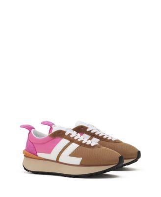 Women's Bumpr Sneakers in Nylon And Mesh by LANVIN