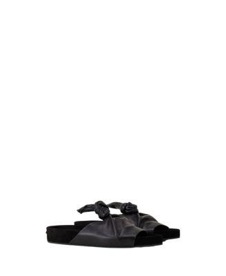 Women's Cocoon Flat Leather Mule by LANVIN