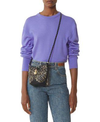 Wool Sweater With Grosgrain Detail by LANVIN