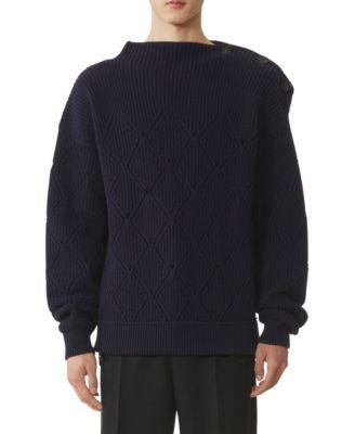 Wool Sweater with Diamond Detail by LANVIN