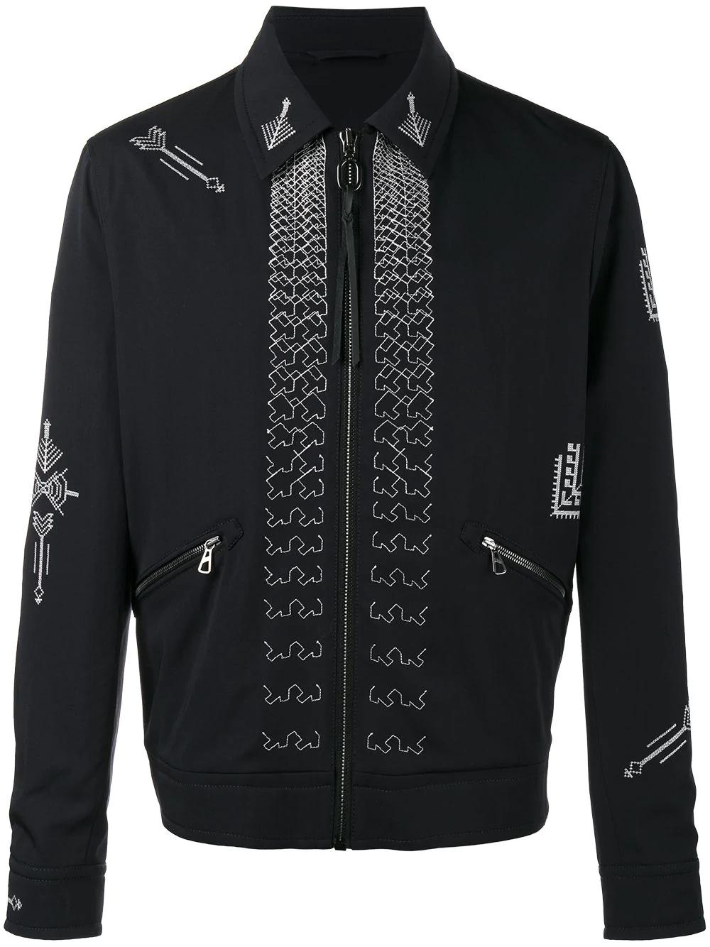 arrow stitch jacket by LANVIN