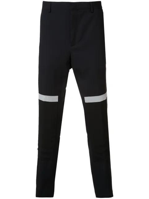 band detail trousers by LANVIN
