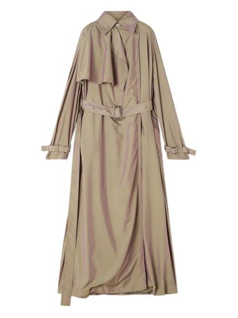 belted buckle-cuffs trench by LANVIN