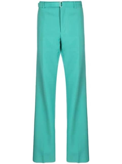 belted straight-leg trousers by LANVIN
