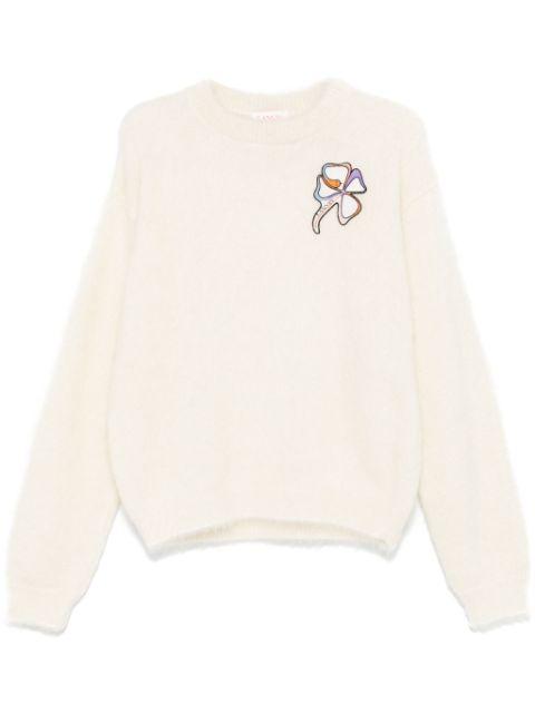 clover-patch sweater by LANVIN