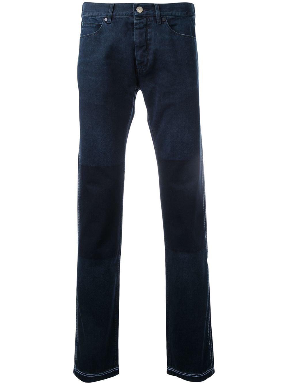 contrast knee jeans by LANVIN