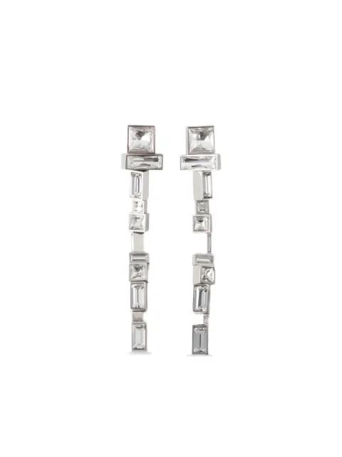 crystal-embellished earrings by LANVIN