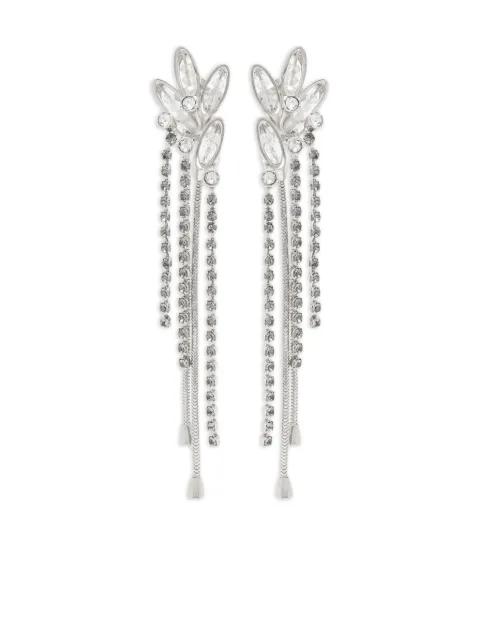 crystal-embellished earrings by LANVIN