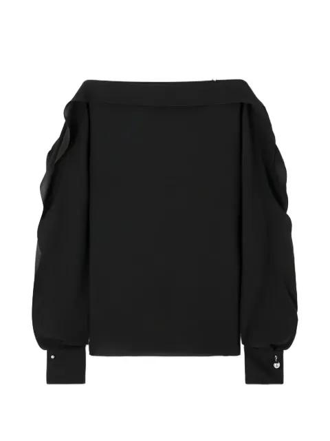 crystal-embellishment sweatshirt by LANVIN