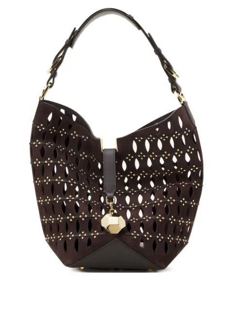 cutout studded bucket bag by LANVIN
