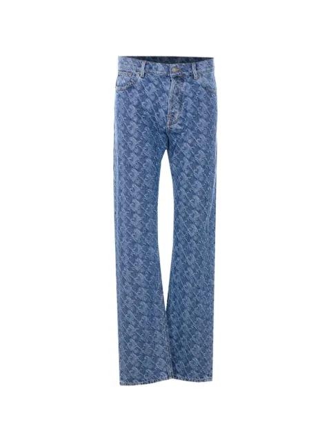 denim five-pocket trousers by LANVIN