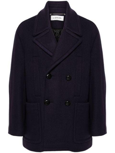 double-breasted coat by LANVIN