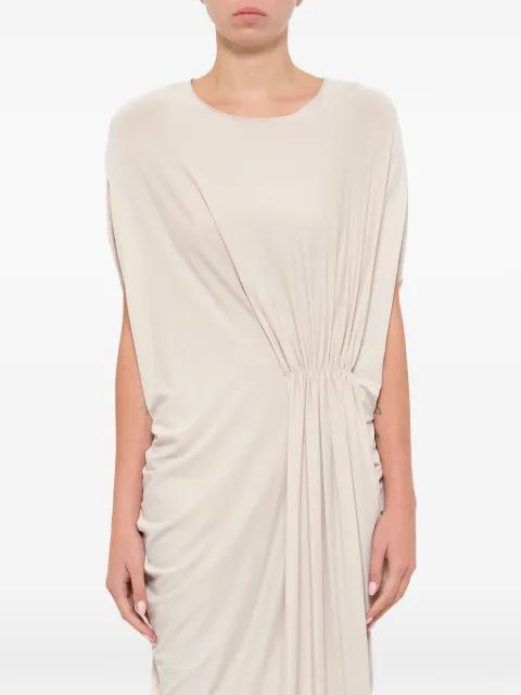 draped midi dress by LANVIN