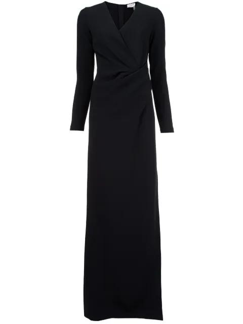 draped waist maxi dress by LANVIN