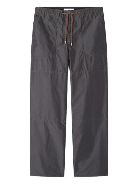 drawstring cotton trousers by LANVIN