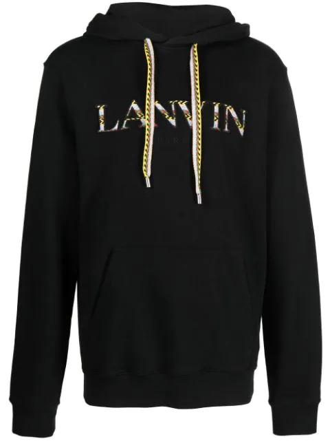 embroidered-logo hoodie by LANVIN