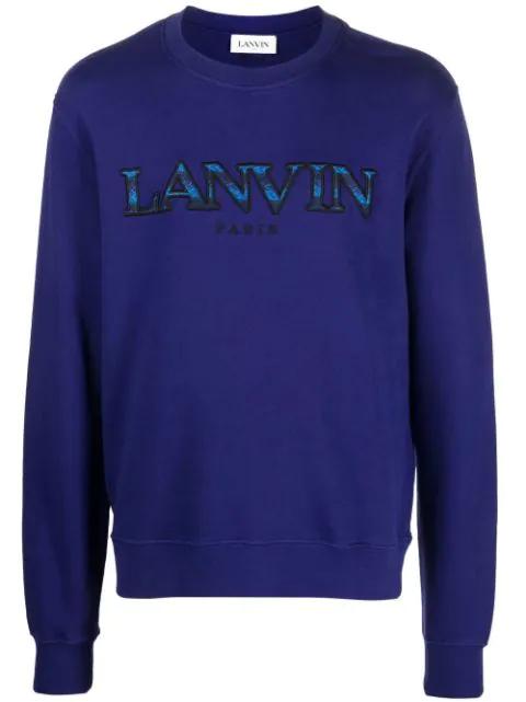 embroidered-logo sweatshirt by LANVIN
