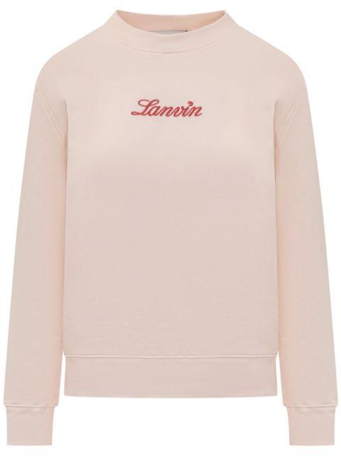 embroidered-logo sweatshirt by LANVIN