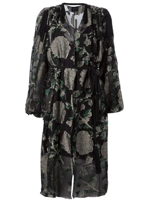 floral sheer dress by LANVIN
