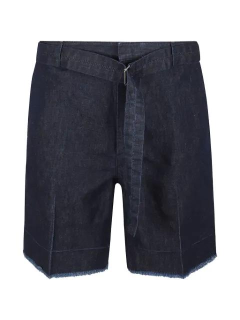 frayed belt shorts by LANVIN