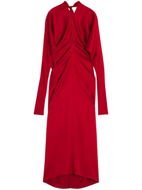 gathered maxi dress by LANVIN