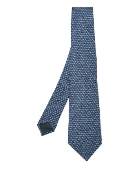 geometric-print silk tie by LANVIN 