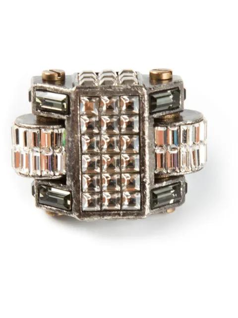 geometric ring by LANVIN