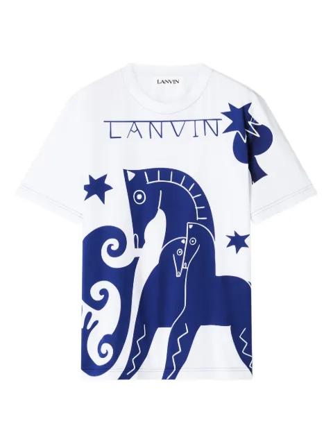 graphic-print T-shirt by LANVIN