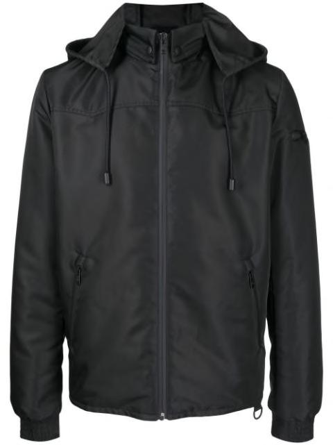 graphic-print hoodied jacket by LANVIN