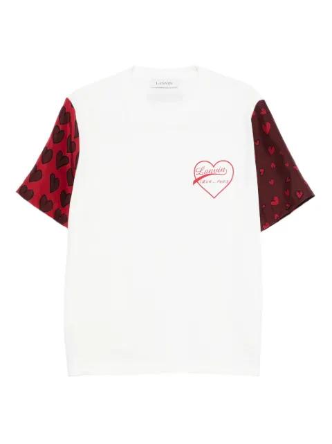 heart-print T-shirt by LANVIN