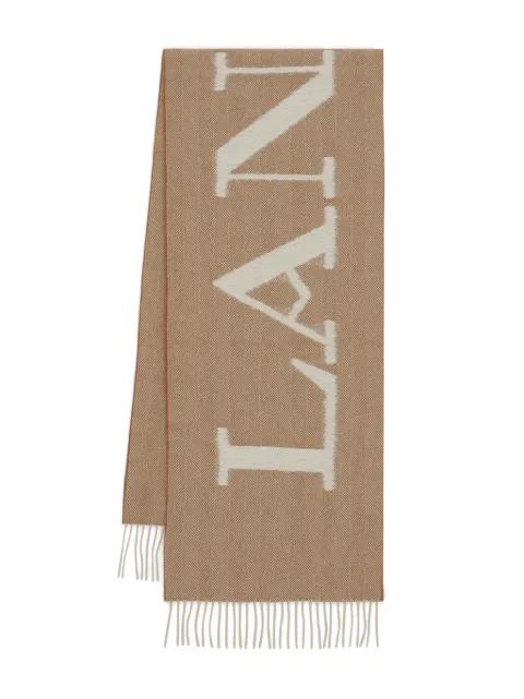 herringbone scarf by LANVIN