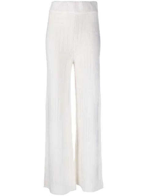 knitted cashmere trousers by LANVIN
