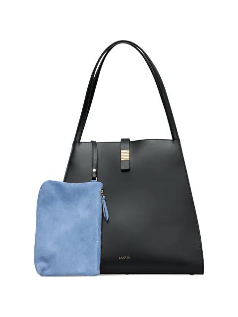 leather shoulder bag by LANVIN