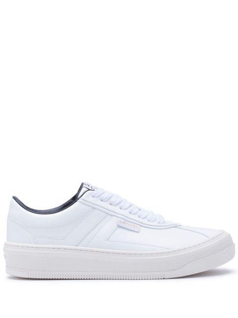 leather sneakers by LANVIN