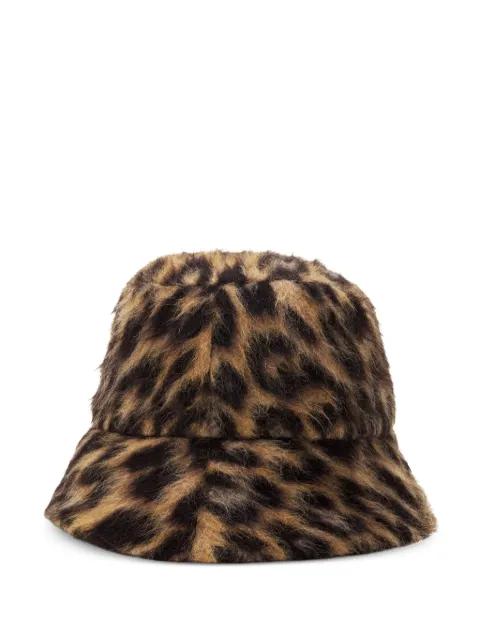 leopard-print bucket hat by LANVIN
