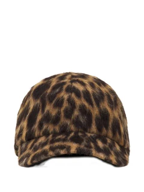 leopard-print cap by LANVIN