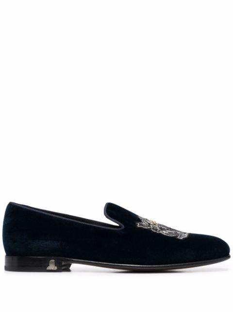 logo crest Tailor Loafers by LANVIN | jellibeans