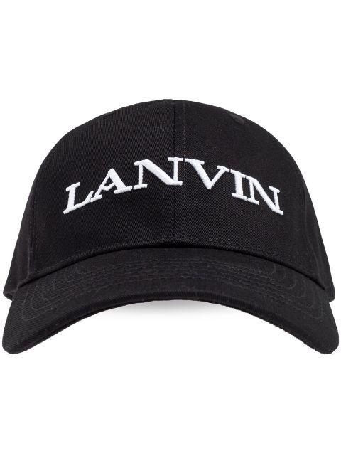 logo-embroidered baseball cap by LANVIN